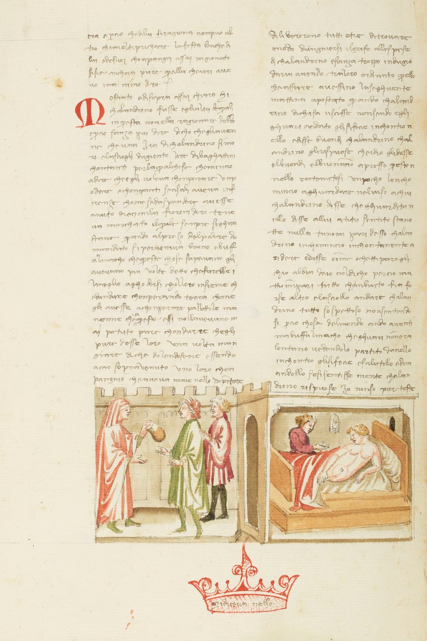 Decameron, The Imaginary Invalid - Calandrino the Imaginary Invalid, Ninth Day, Tale 3. by Giovanni Boccaccio