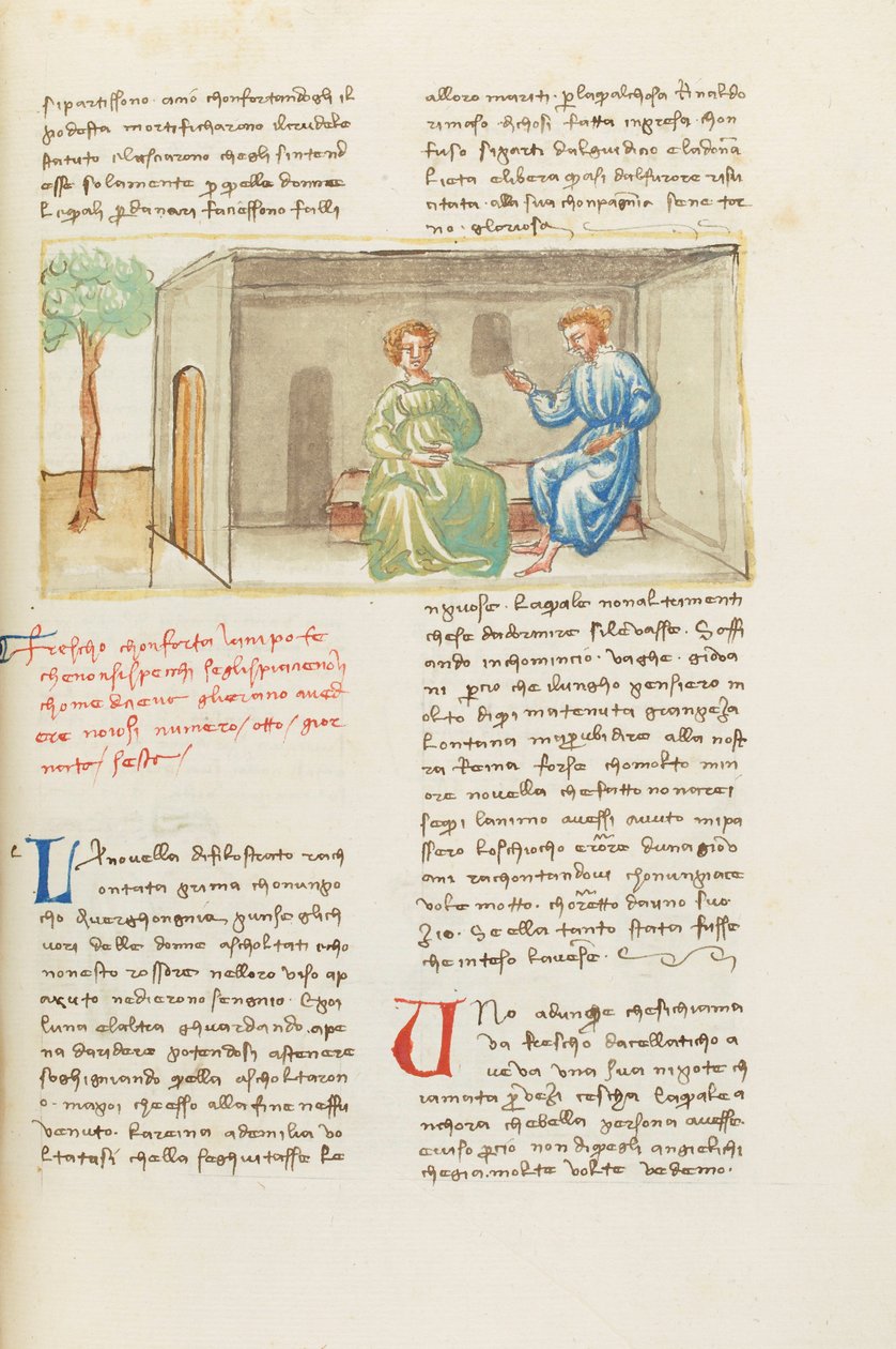 Decameron, The Troublesome Ones - Cesca da Celatico and Her Uncle, Sixth Day, Tale 8. by Giovanni Boccaccio
