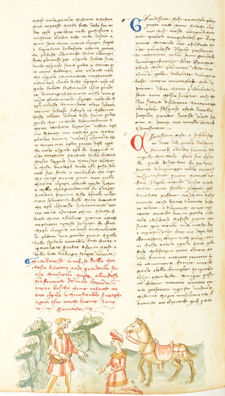 Decameron, Nathan the Wise - Mitridanes Begging for Forgiveness, Tenth Day, Tale 3. by Giovanni Boccaccio