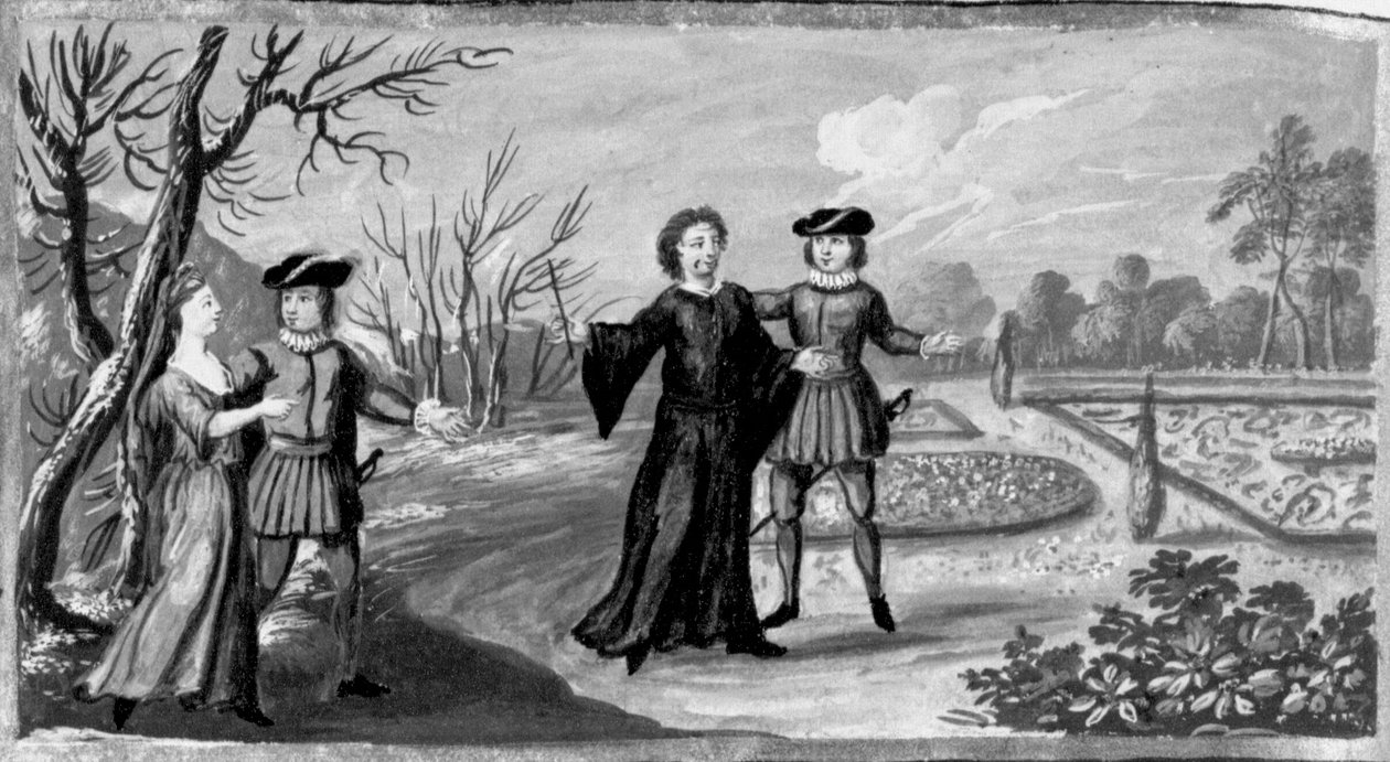 Decameron, A necromancer makes the winter garden bloom. Tenth day, story 5 by Giovanni Boccaccio
