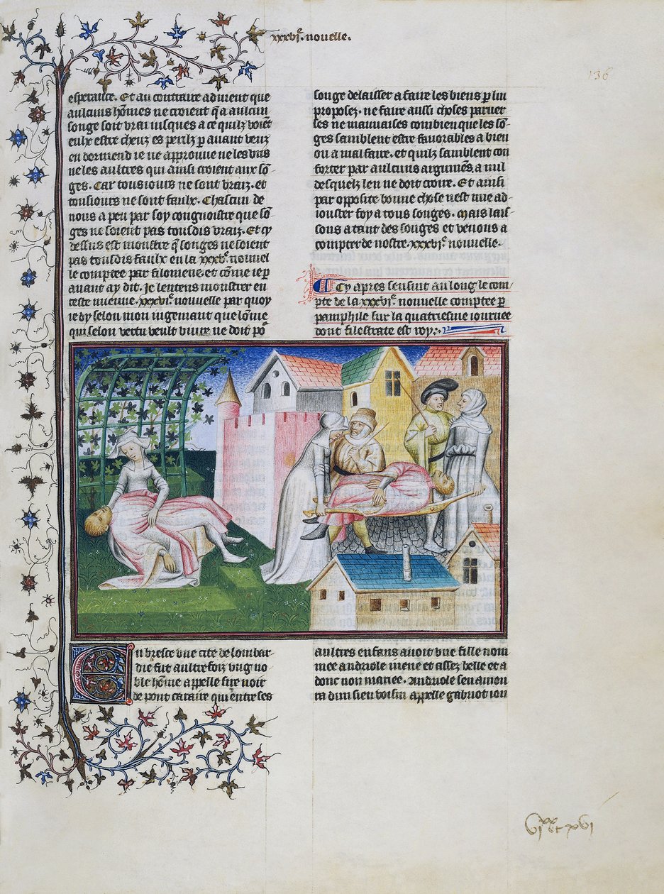 Gabriotto dying in Andreuola