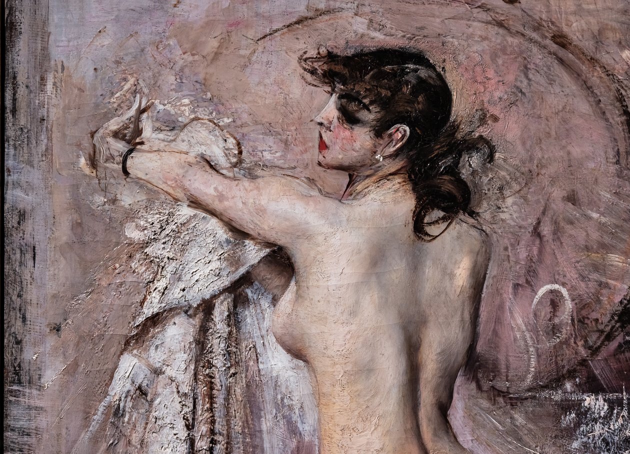 After the Bath (detail) by Giovanni Boldini
