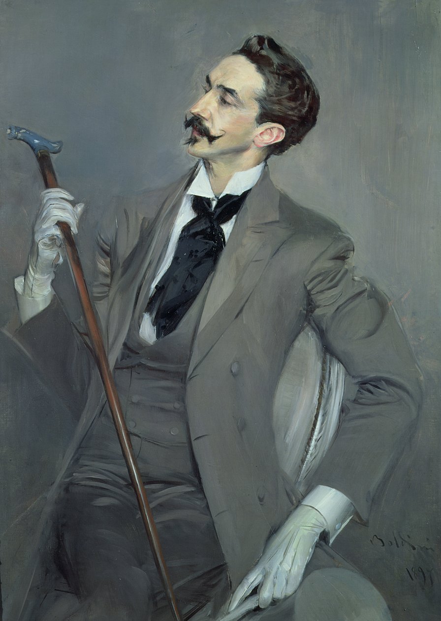 Count Robert de Montesquiou by Giovanni Boldini