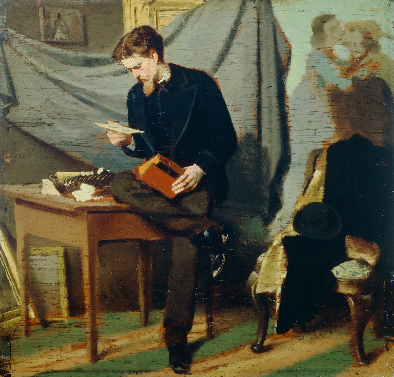 Lanfredini self-portrait, circa 1866, by Giovanni Boldini by Giovanni Boldini