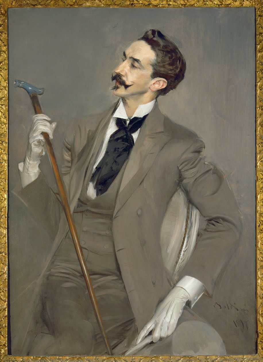 Count Robert de Montesquiou by Giovanni Boldini