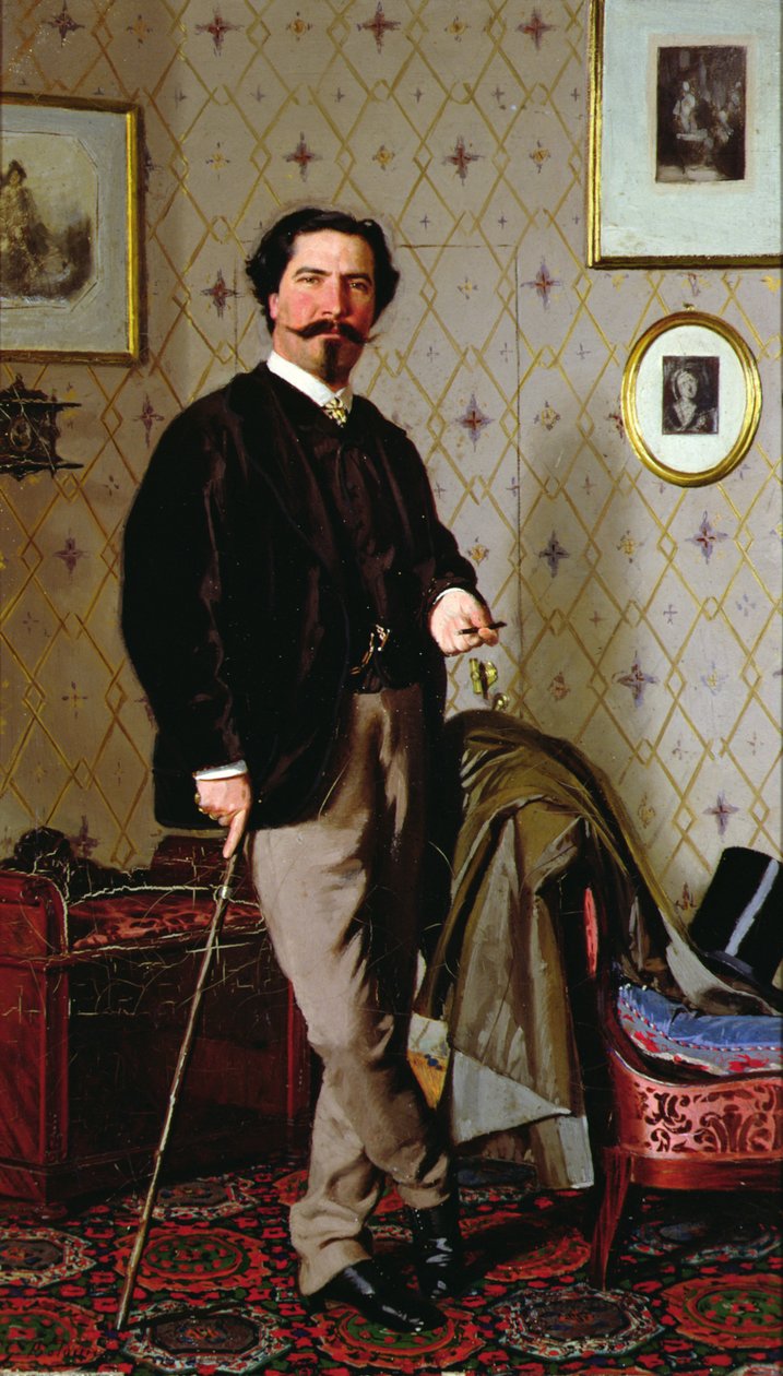 Portrait of Cristiano Banti by Giovanni Boldini