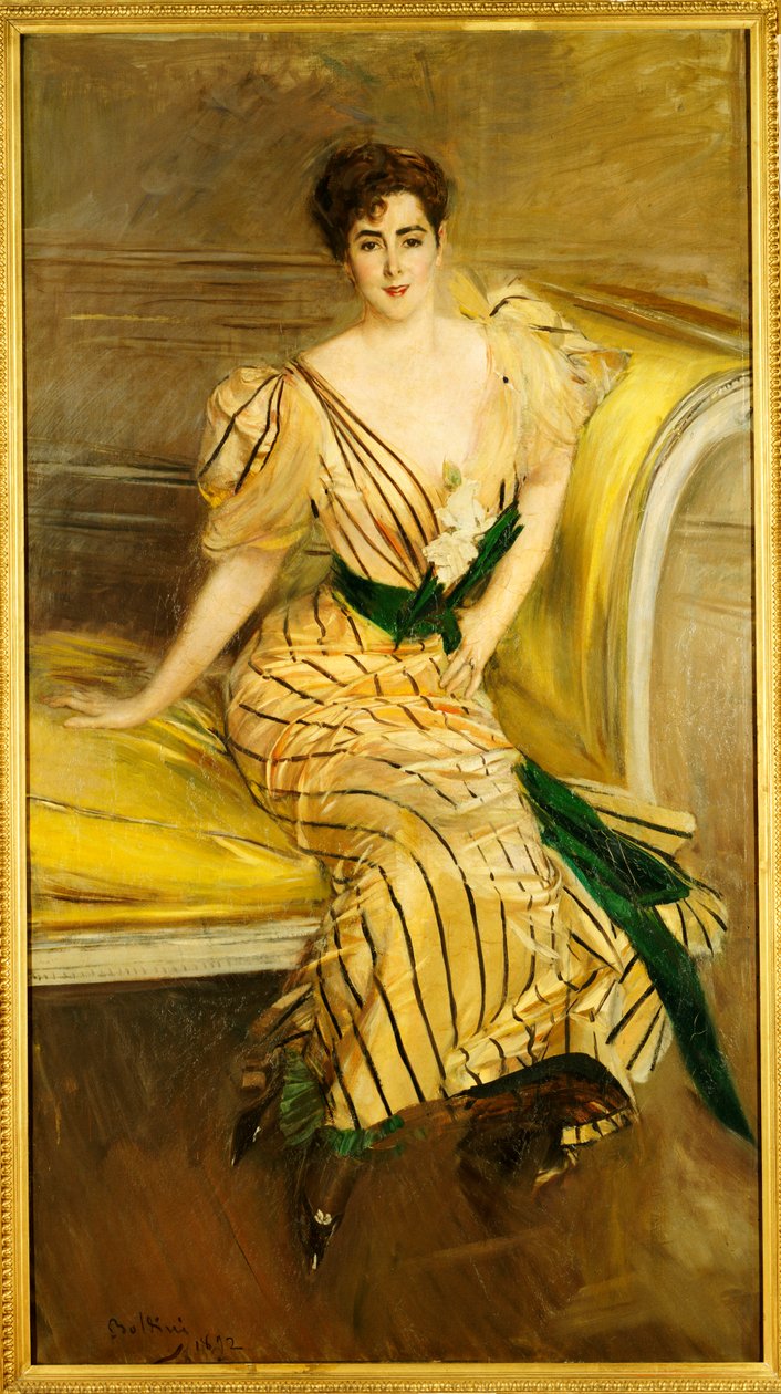 Portrait of Madame Josephina Alvear de Errazuriz by Giovanni Boldini