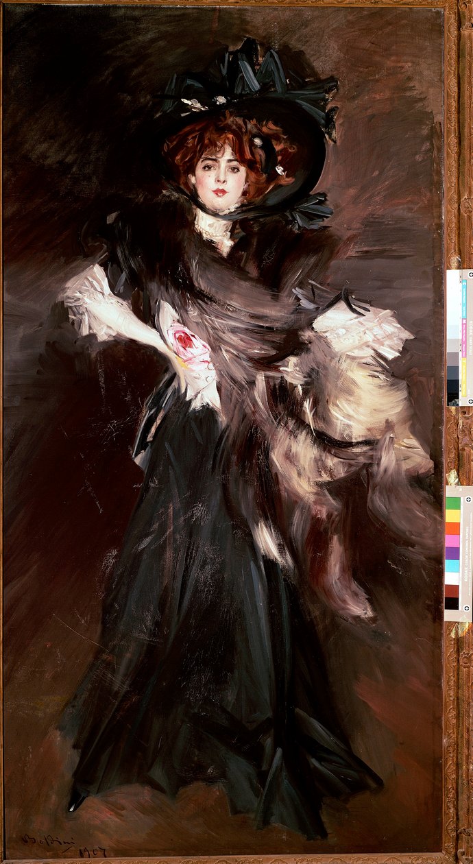 Portrait of Mademoiselle Lantelme by Giovanni Boldini