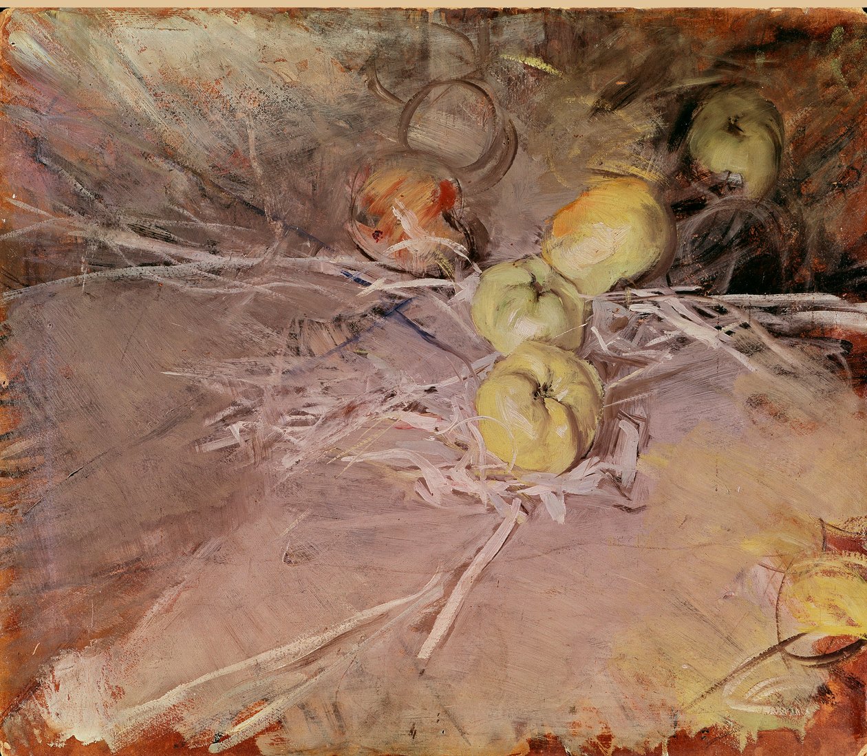 Still Life of Apples Calville by Giovanni Boldini