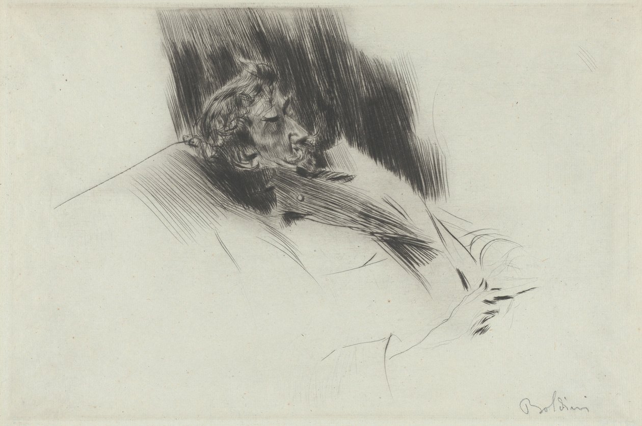Whistler Asleep by Giovanni Boldini