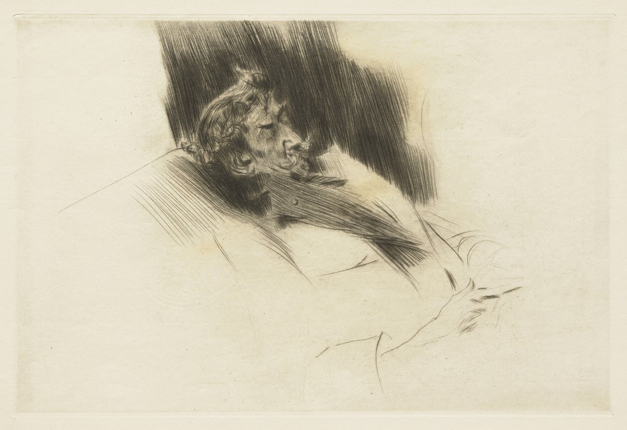 Whistler Asleep by Giovanni Boldini