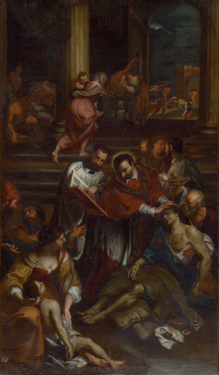 Saint Charles Borromeo among Plague Victims by Giovanni Bonatti