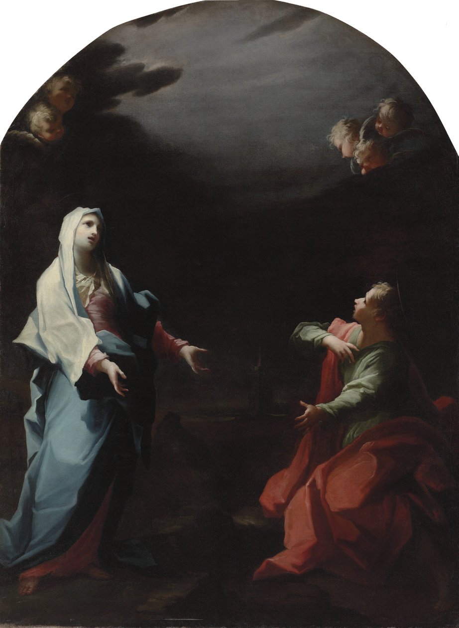 The Madonna and Saint John the Evangelist by Giovanni Camillo Sagrestani