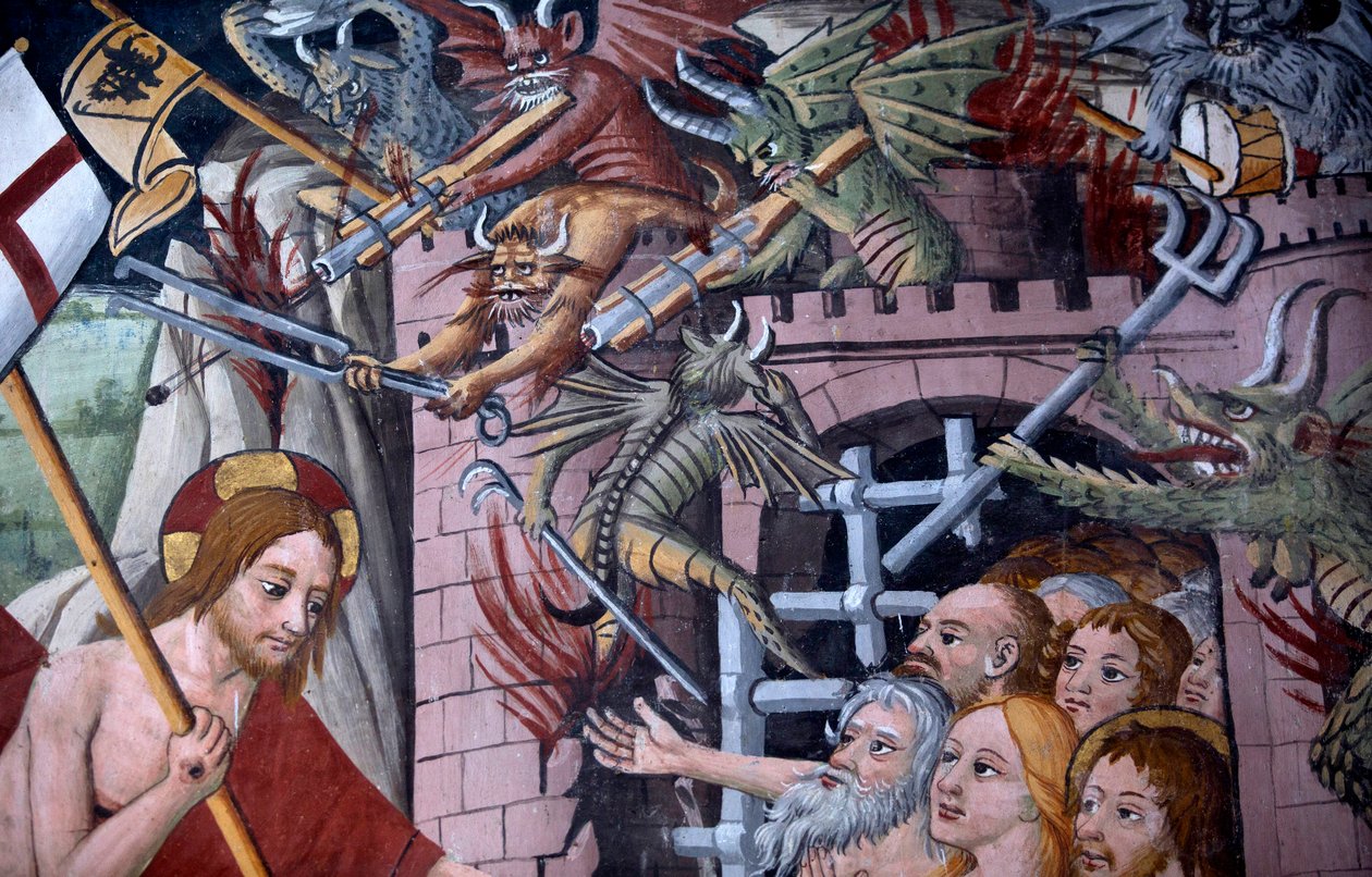 Descent to Hell, c.1492 (detail) by Giovanni Canavesio