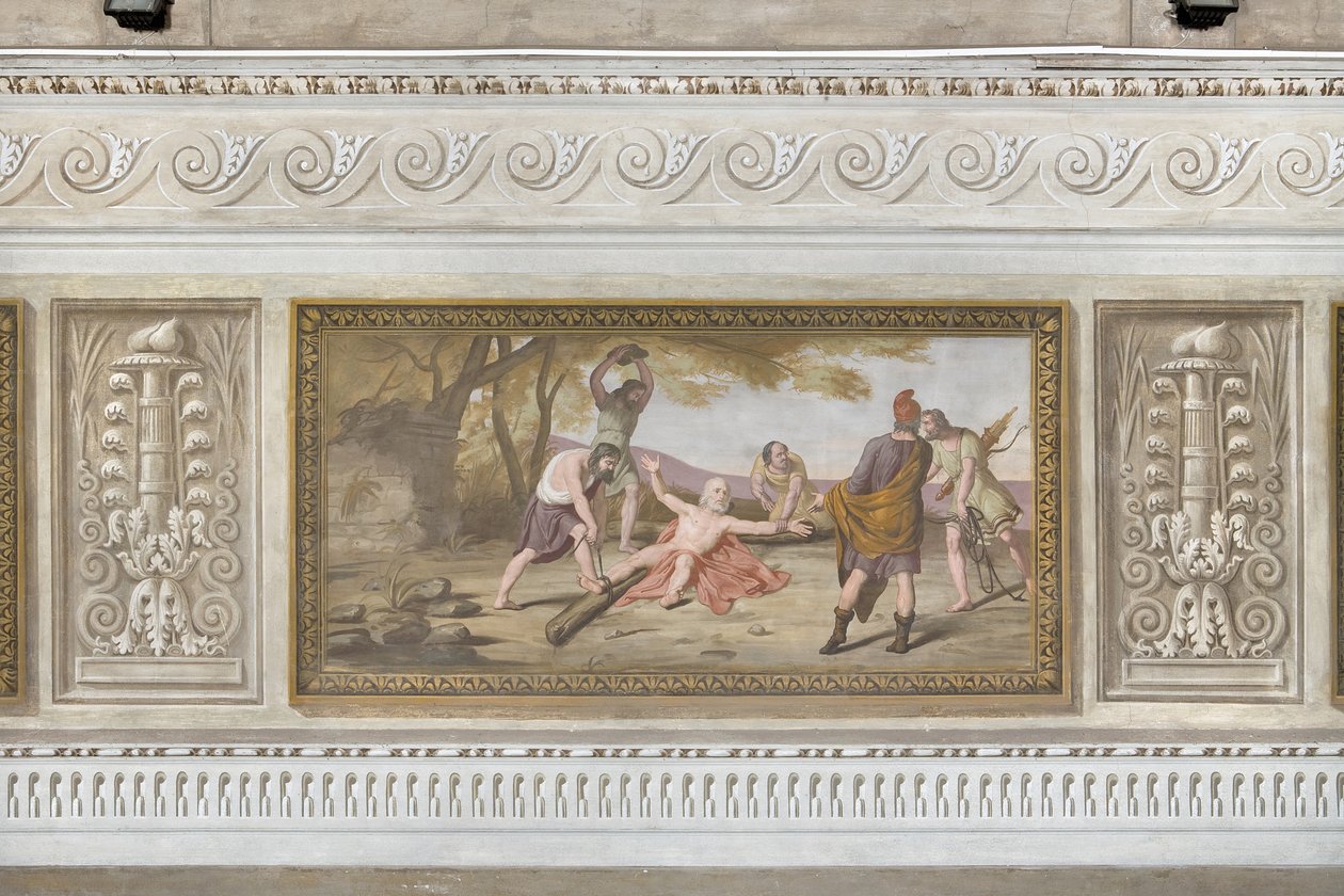 Crucifixion of Saint Philip, from Stories of Christ by Giovanni Chiarini