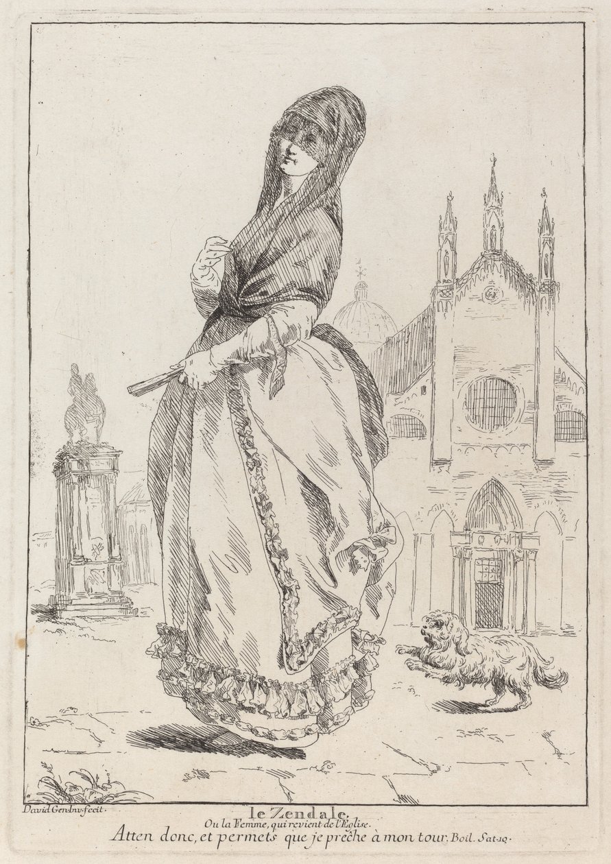 The Zendale (Woman in a Hood, or the Woman Returning from Church)