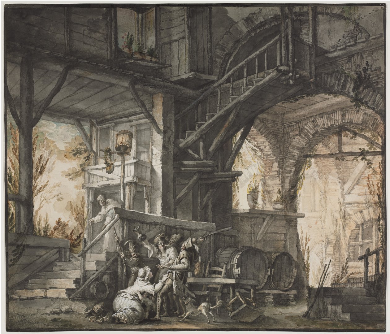 Theater Scene, c. 1775-1776 by Giovanni David