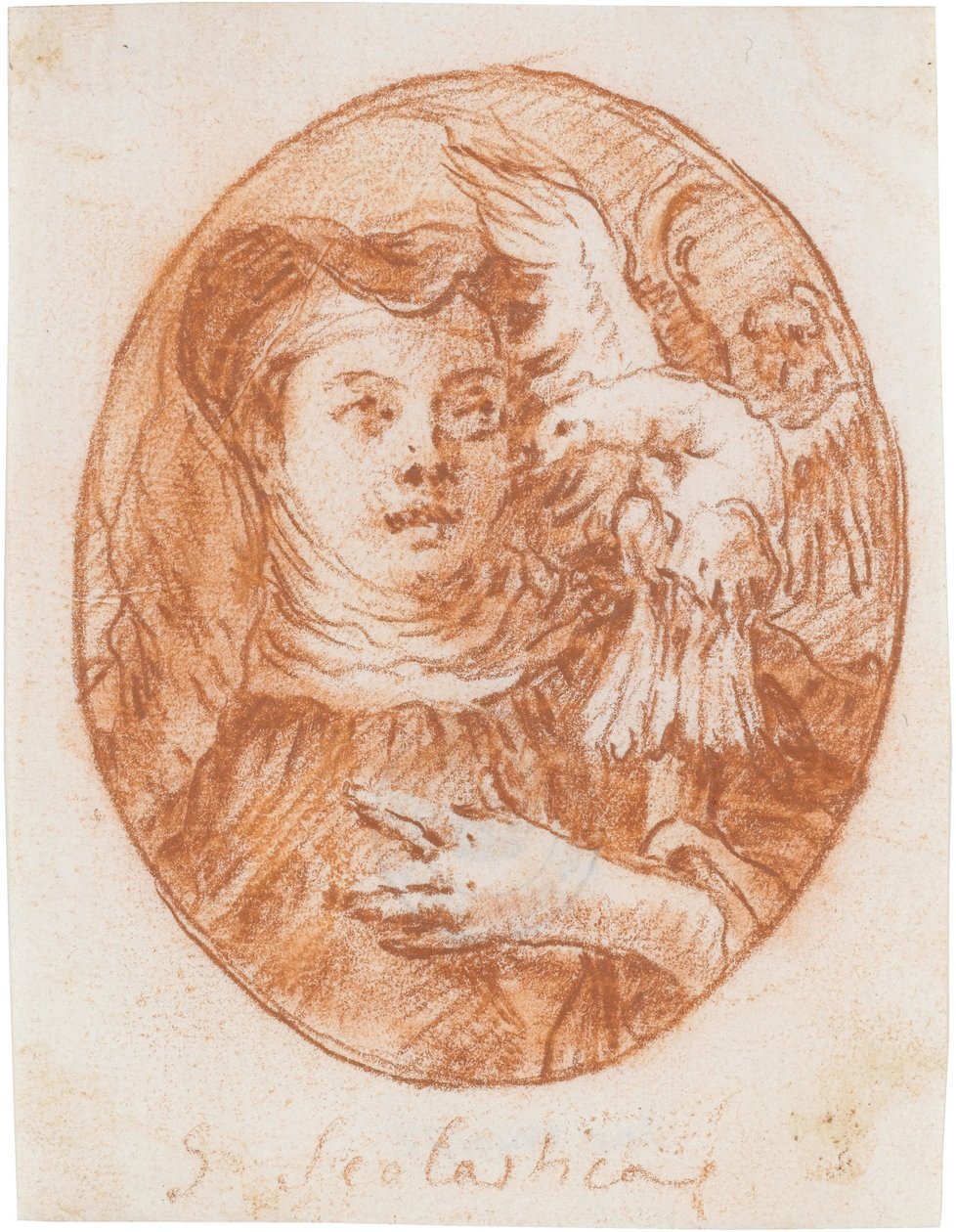Saint Scholastica by Giovanni Domenico Tiepolo