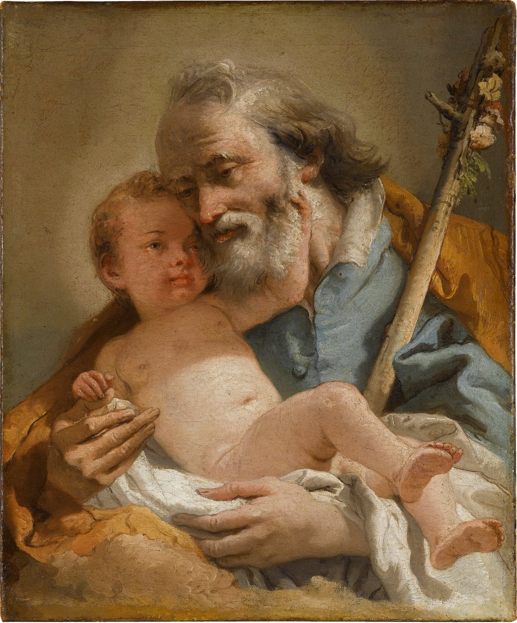 Saint Joseph with the Christ Child by Giovanni Domenico Tiepolo