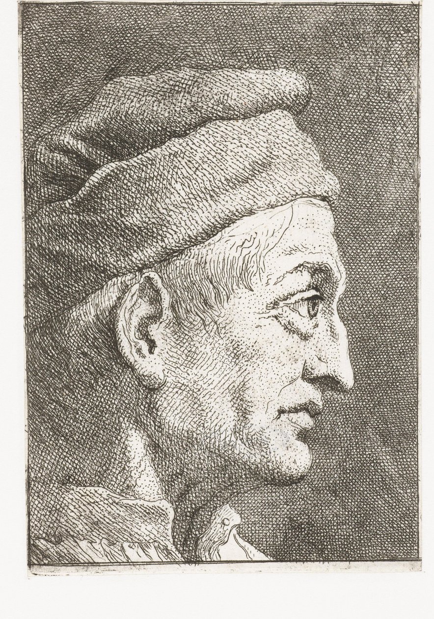 Man with Cap by Giovanni Domenico Tiepolo