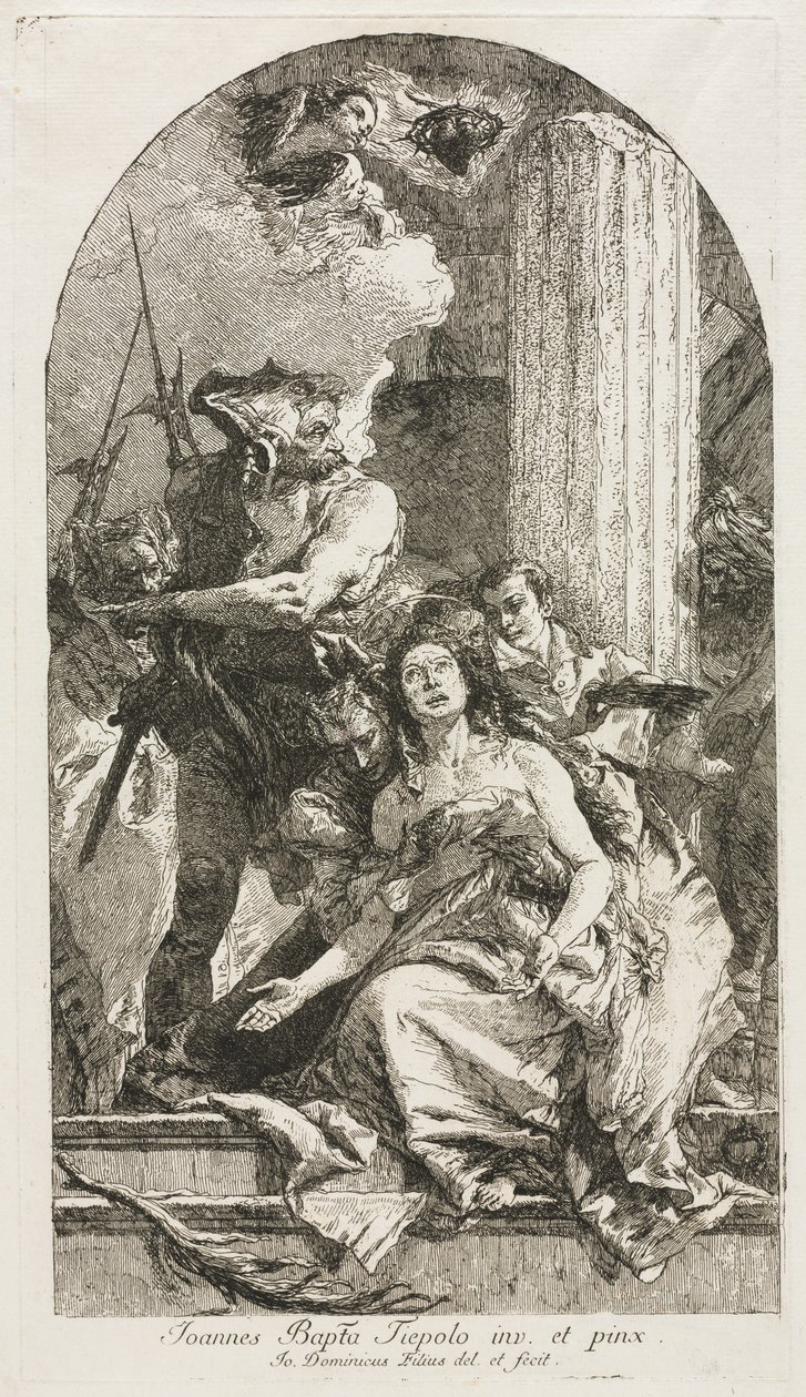 Martyrdom of St. Agatha by Giovanni Domenico Tiepolo