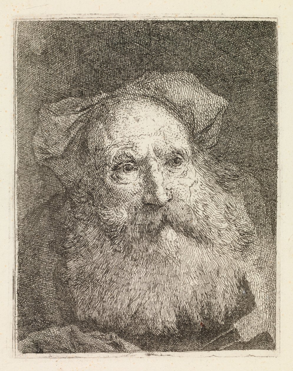 Old Man with a Beard by Giovanni Domenico Tiepolo