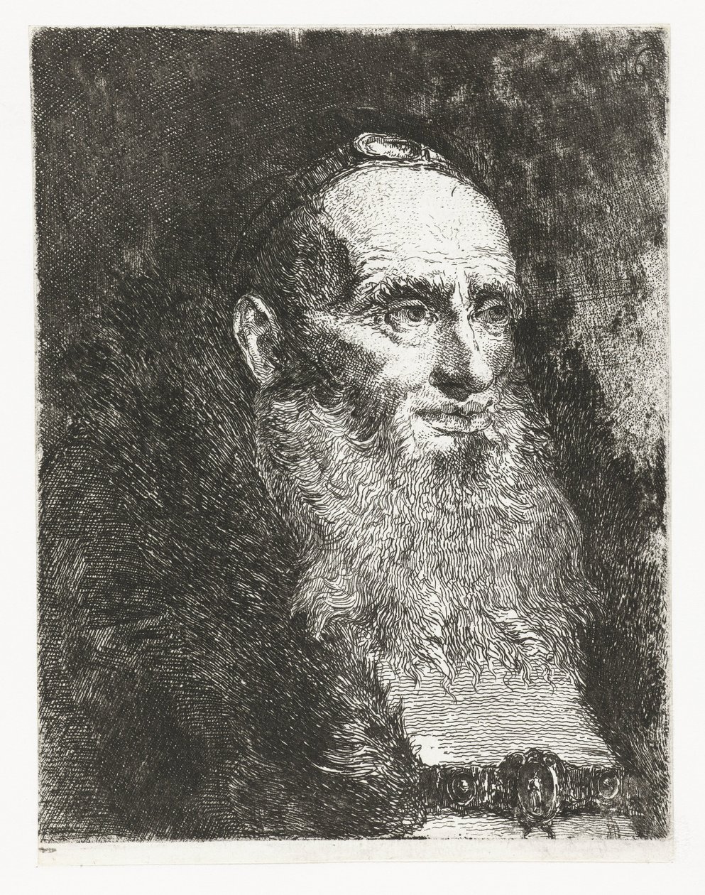 Old Man (series title: Collection of Heads) by Giovanni Domenico Tiepolo