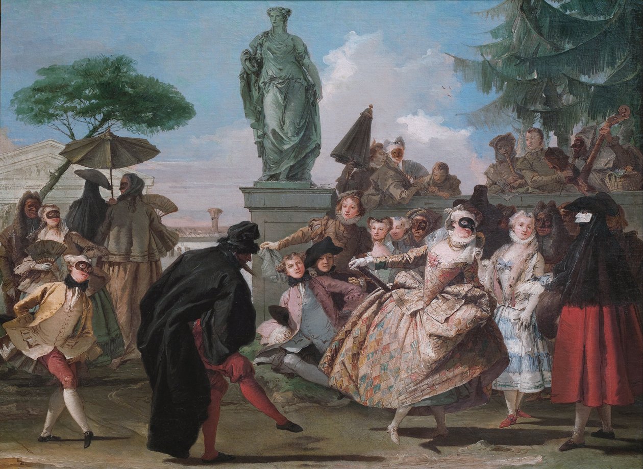 The Minuet by Giovanni Domenico Tiepolo