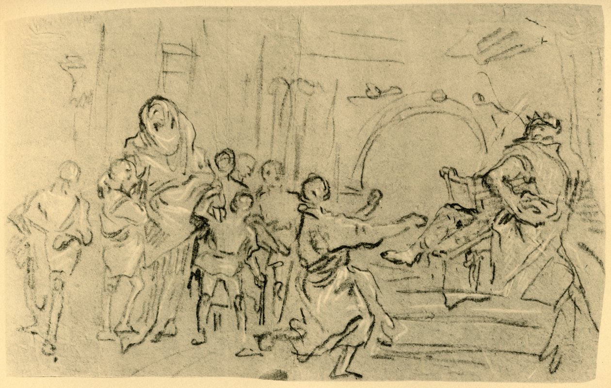 The Mother of the Maccabees before Antiochus by Giovanni Domenico Tiepolo