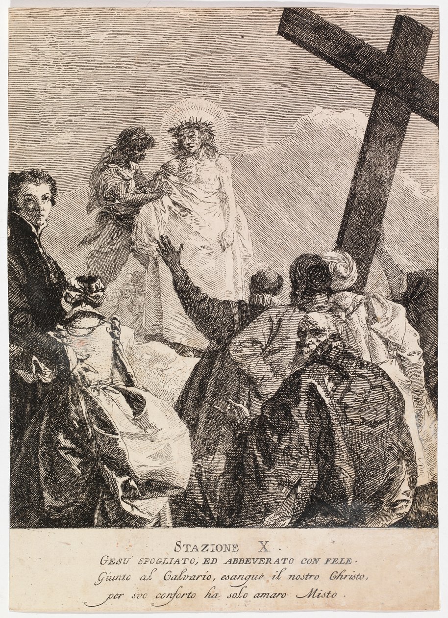 Via Crucis - Station X. Jesus is Stripped of His Garments by Giovanni Domenico Tiepolo