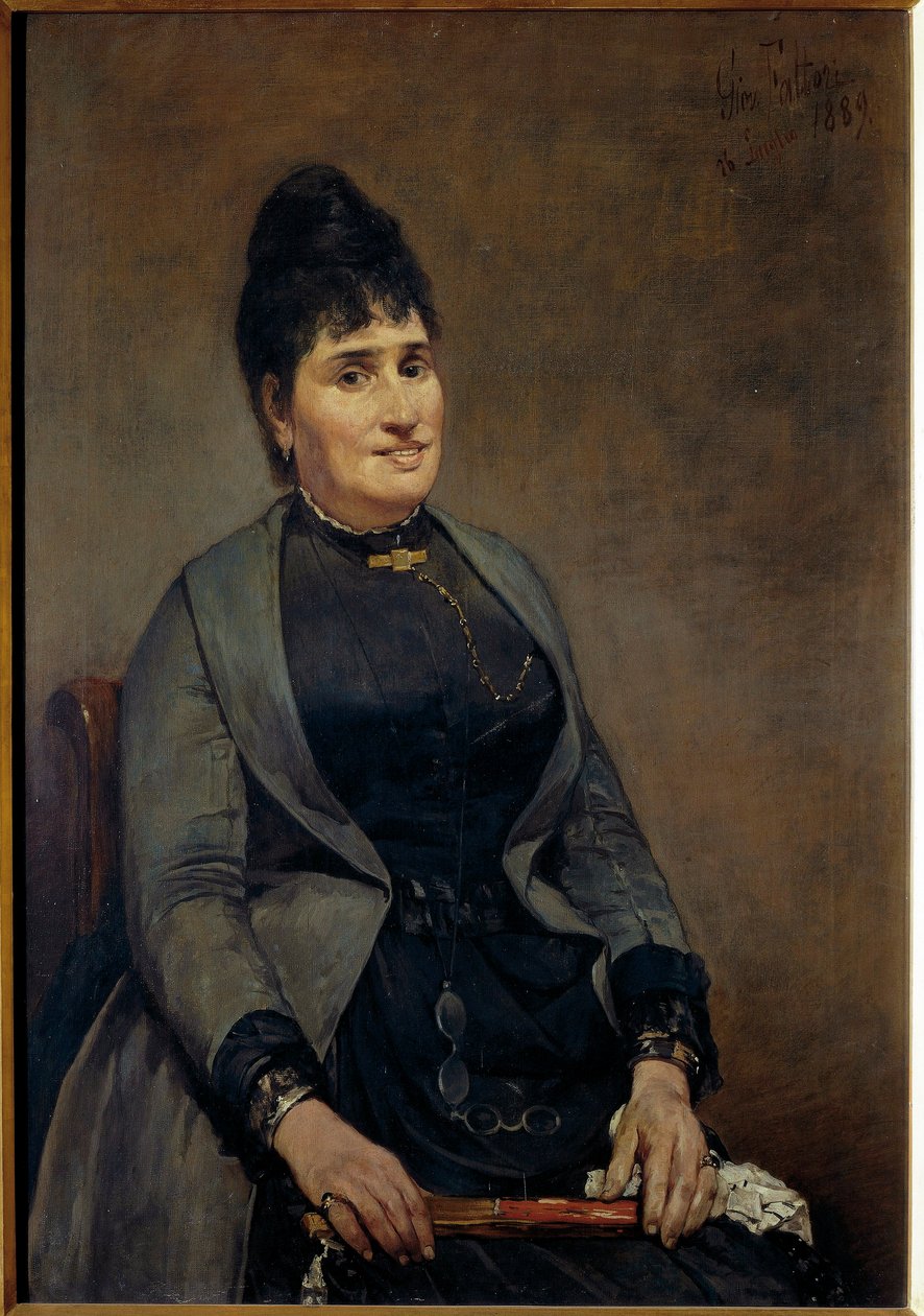 Portrait of Marianna Bigazzi by Giovanni Fattori