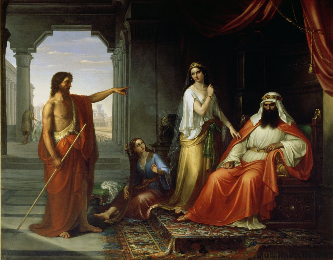 St. John the Baptist Rebuking Herod by Giovanni Fattori