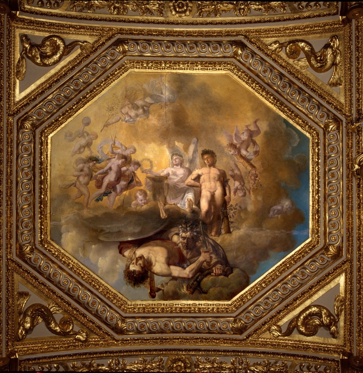 Persee killing the Meduse by Giovanni Francesco Romanelli