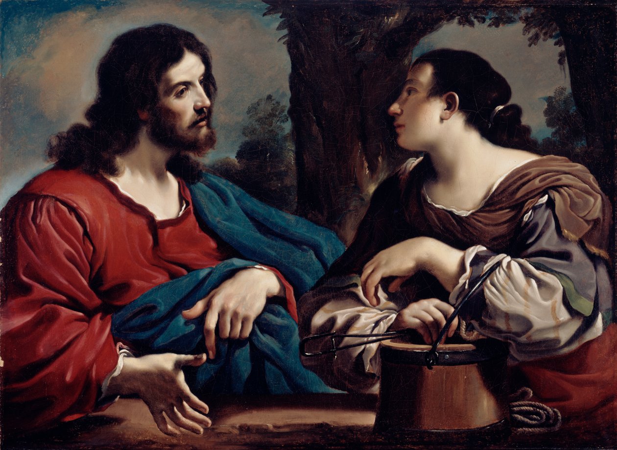 Christ and the Woman of Samaria by Giovanni Francesco Barbieri