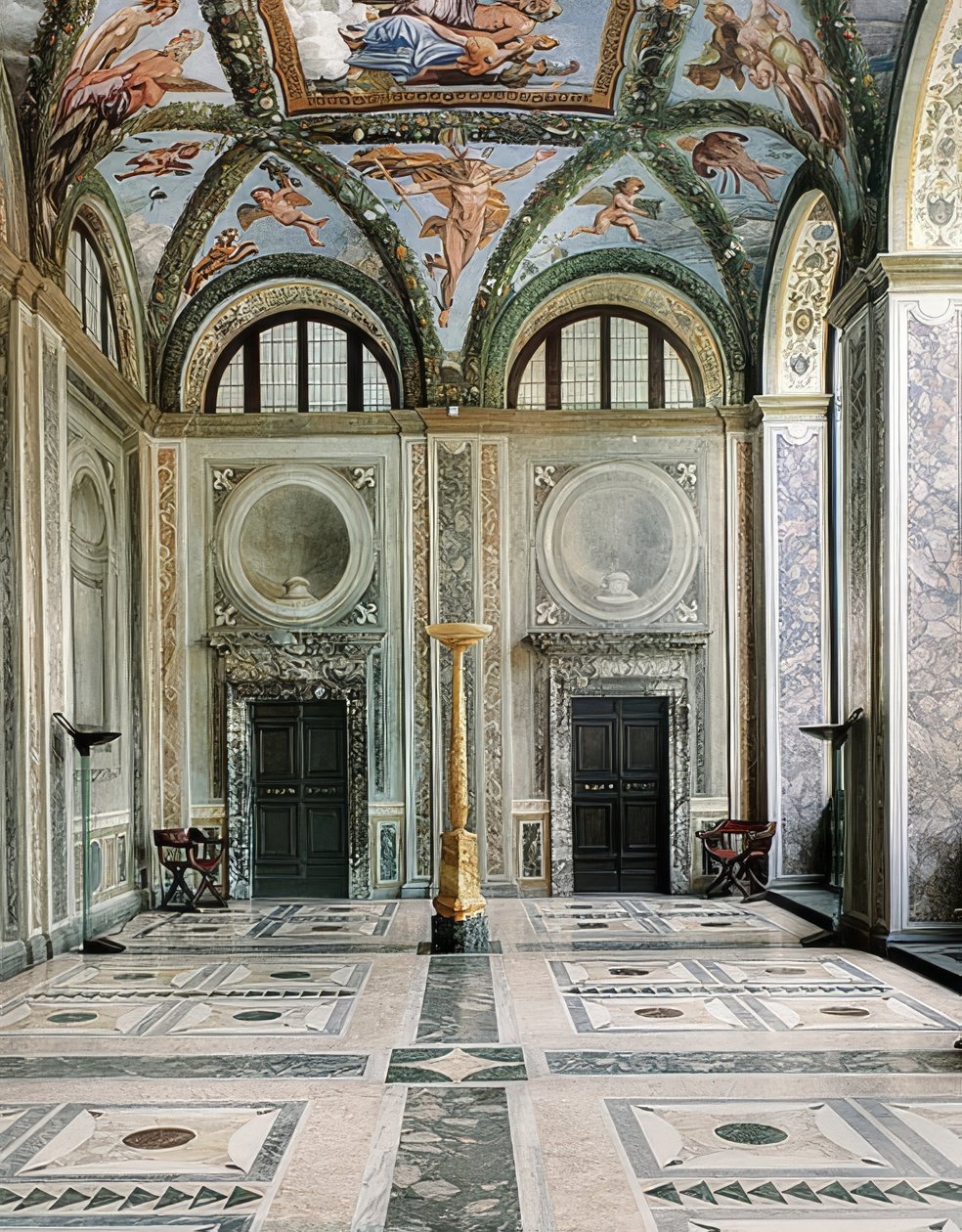 The Loggia of Amor and Psyche, West Side of the Villa la Farnesina, Ground Floor. Around 1517 by Giovanni Francesco Penni