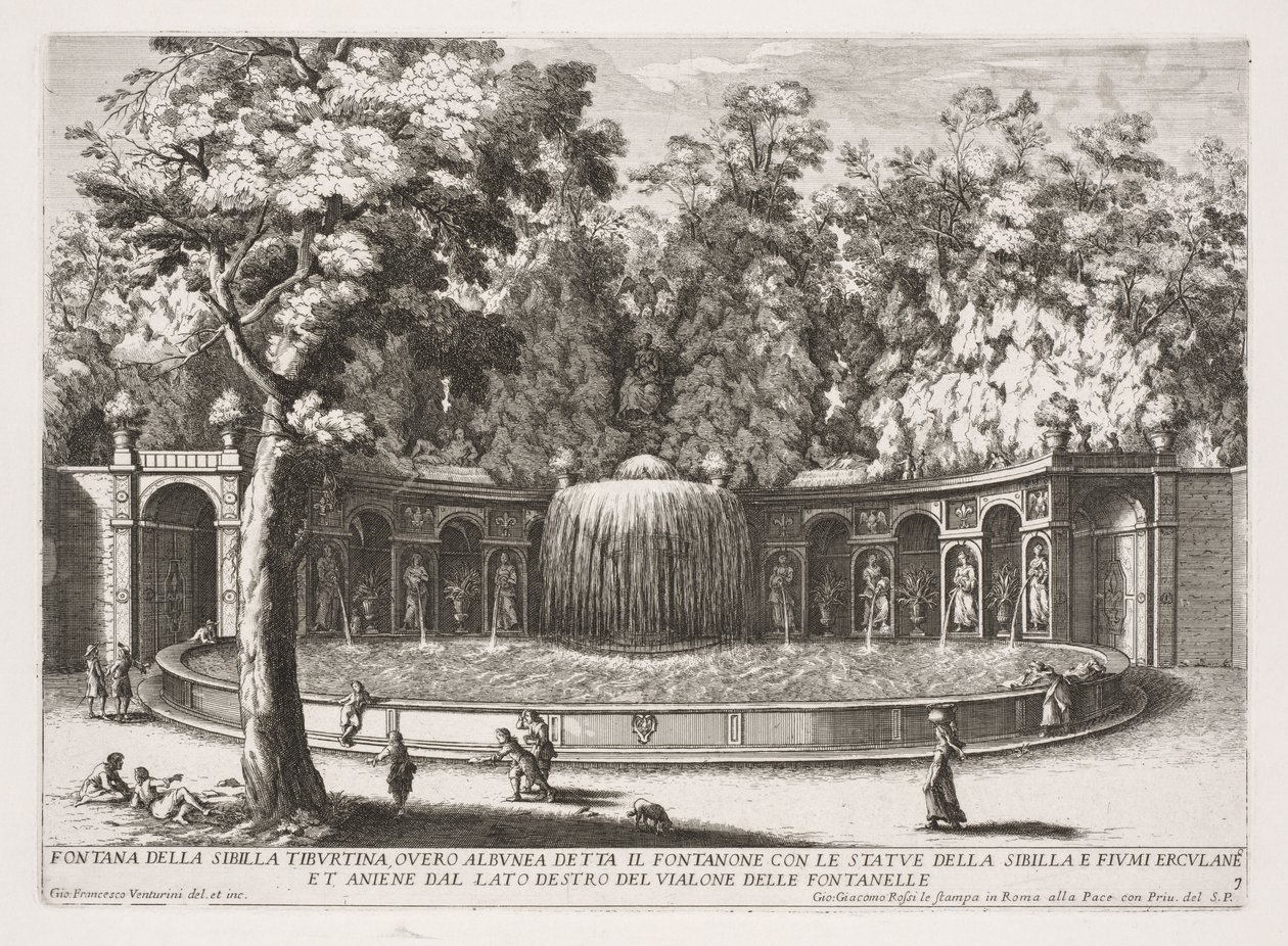 Fontana della Sibilla Tiburtina by Giovanni Francesco Venturini