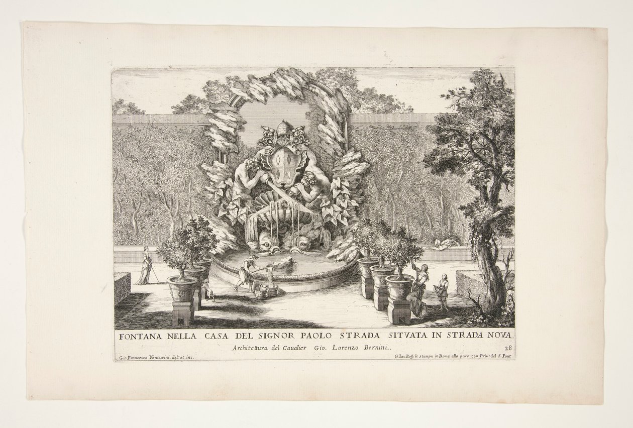The Third Part of the Fountains, Palaces, and Gardens of Rome by Giovanni Francesco Venturini