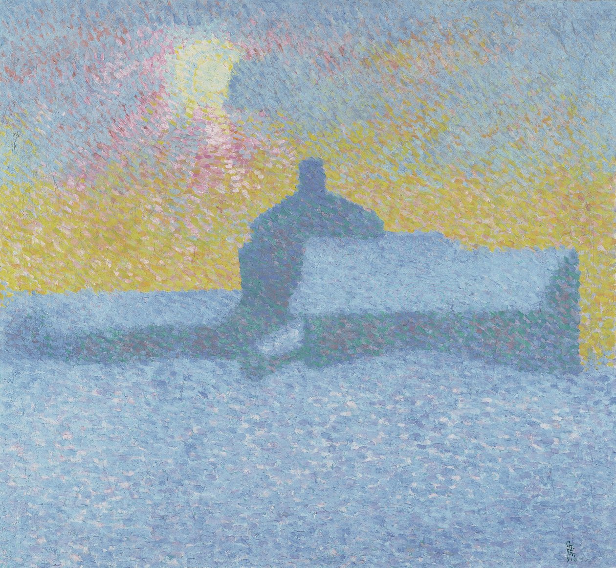 Winter Fog Winter in Maloja by Giovanni Giacometti