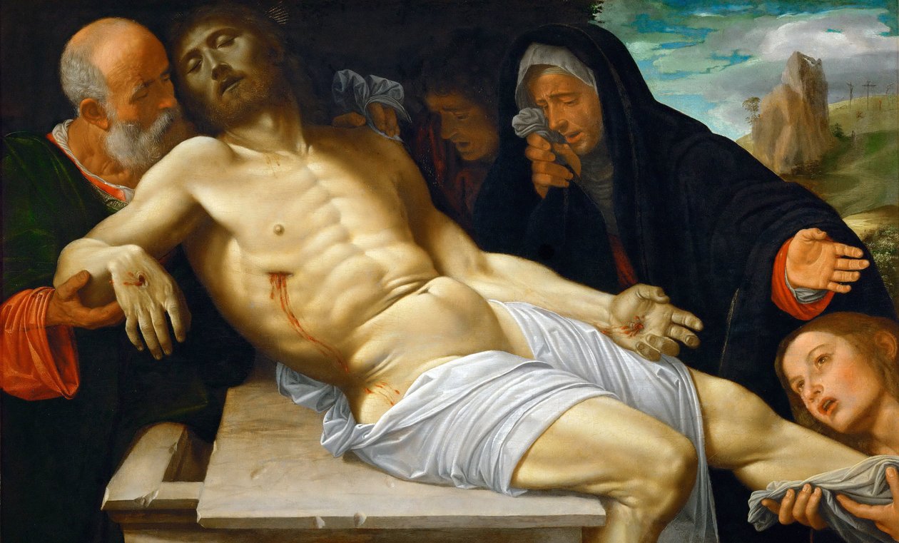 The Lamentation over Christ by Giovanni Girolamo Savoldo
