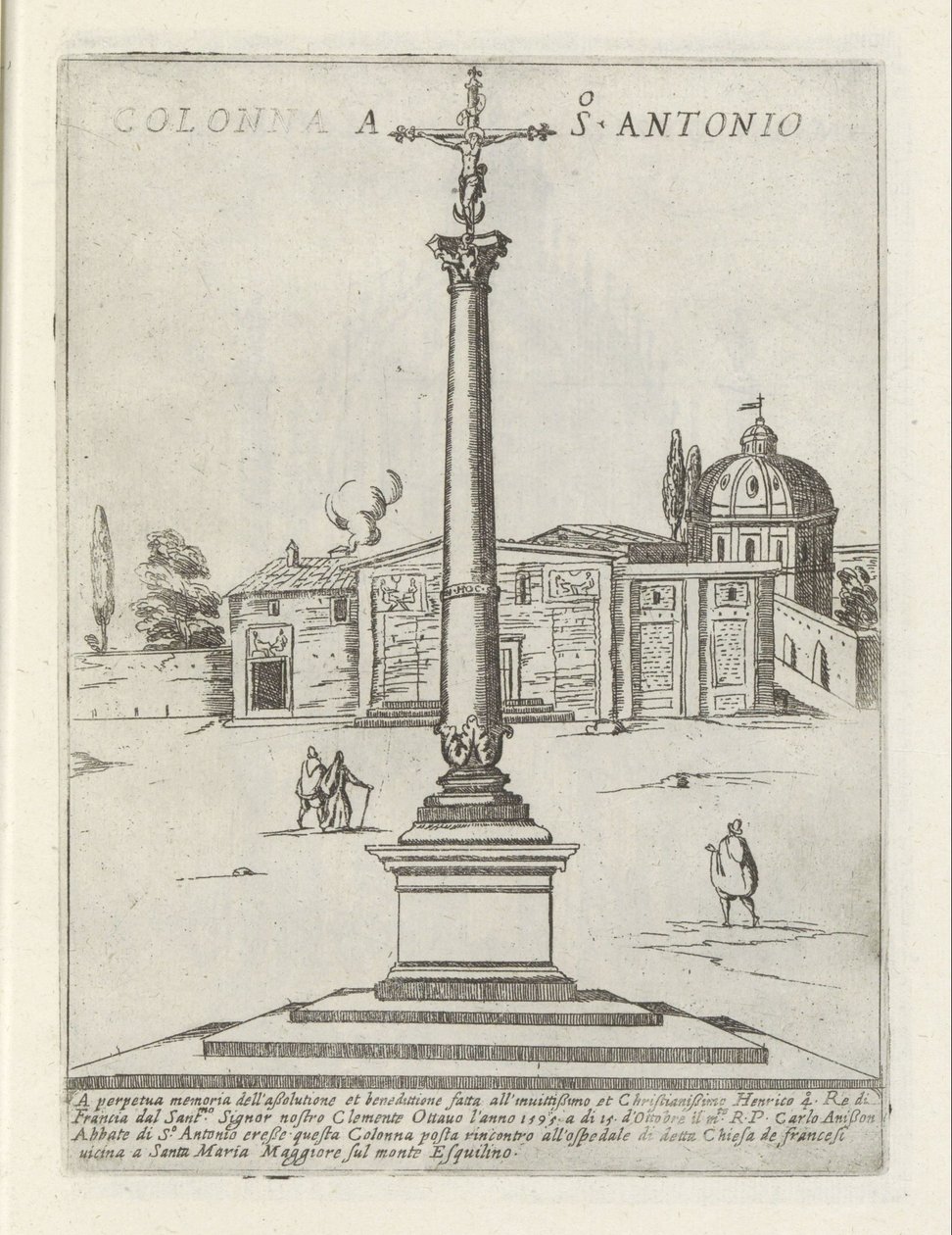 Column of San Antonio by Giovanni Maggi