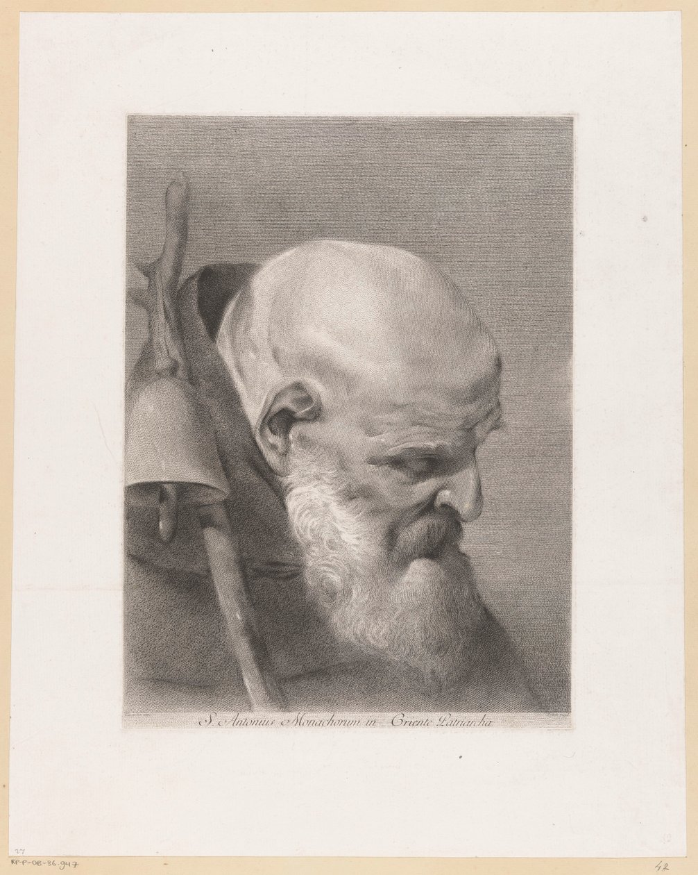 Saint Anthony the Great by Giovanni Marco Pitteri