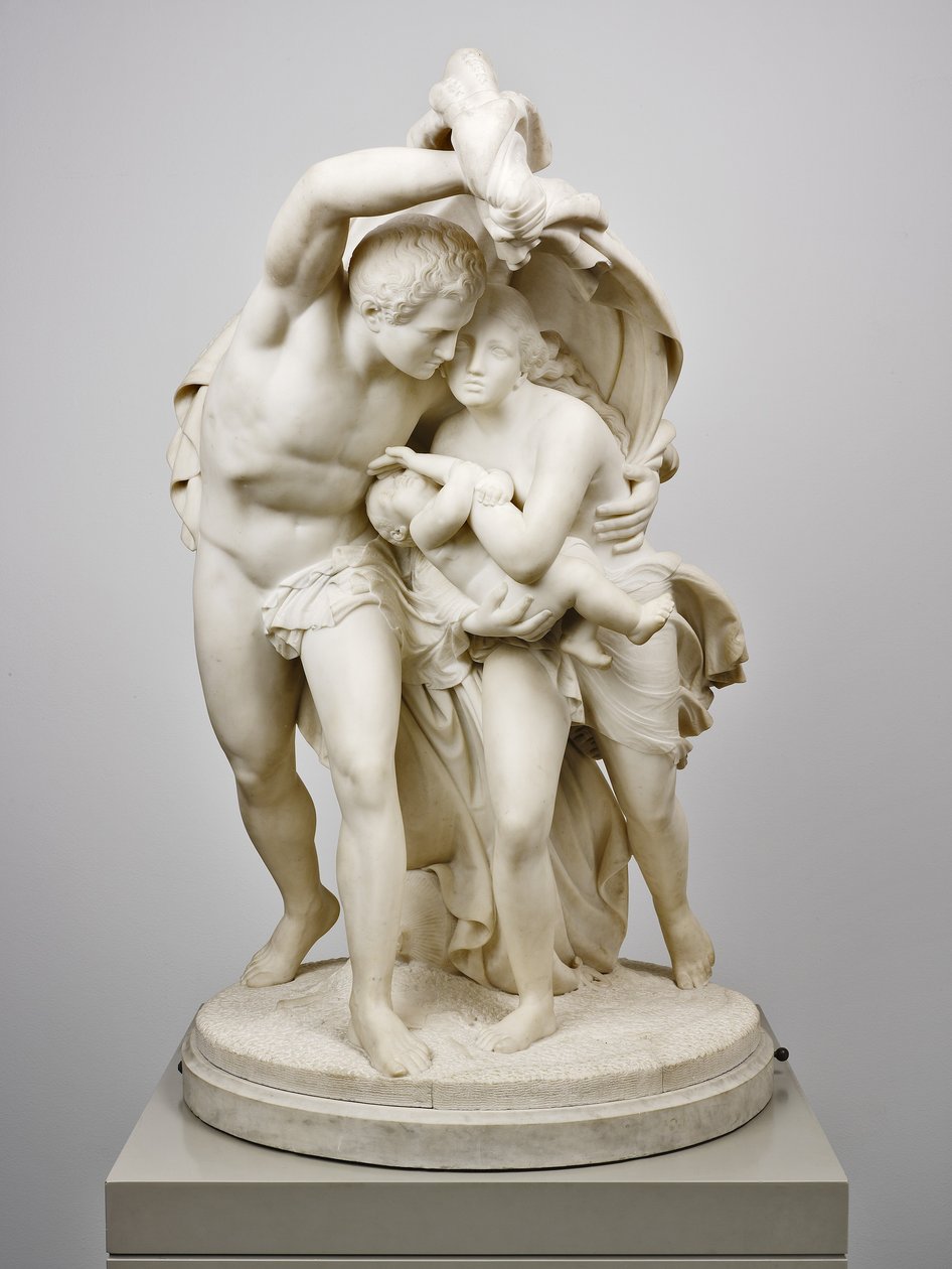 Flight from Pompeii by Giovanni Maria Benzoni