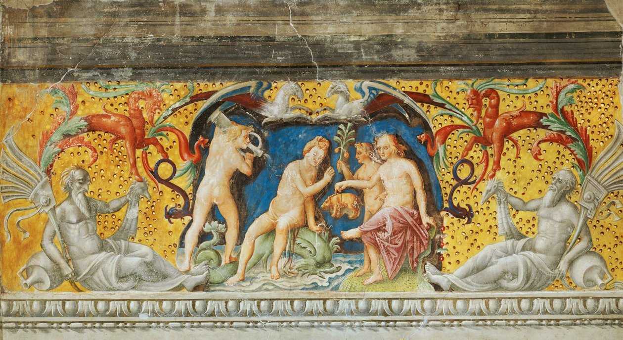 Murals in the Hall of the Zodiac, Palazzo d