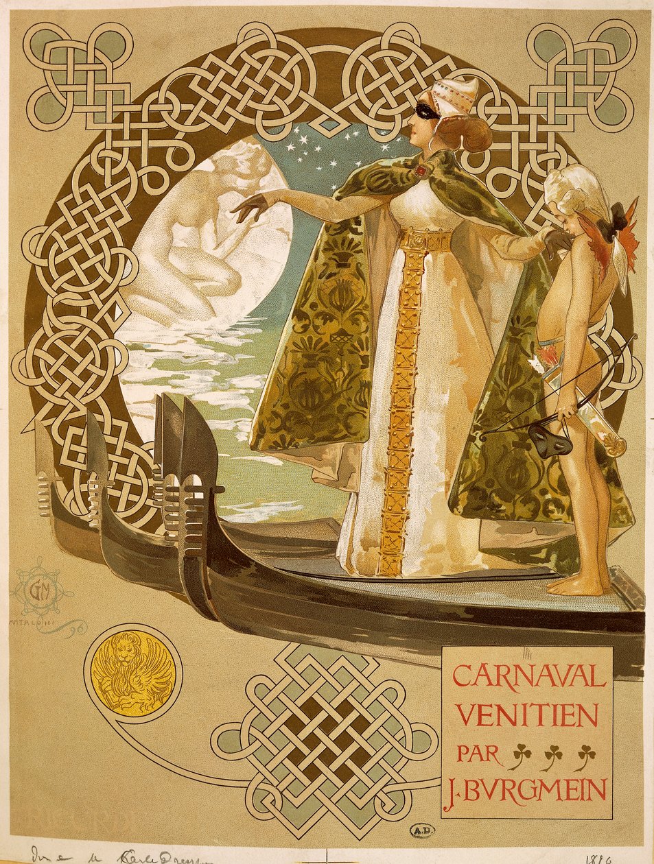 Venetian Carnival, Poster by Giovanni Mataloni by Giovanni Maria Mataloni