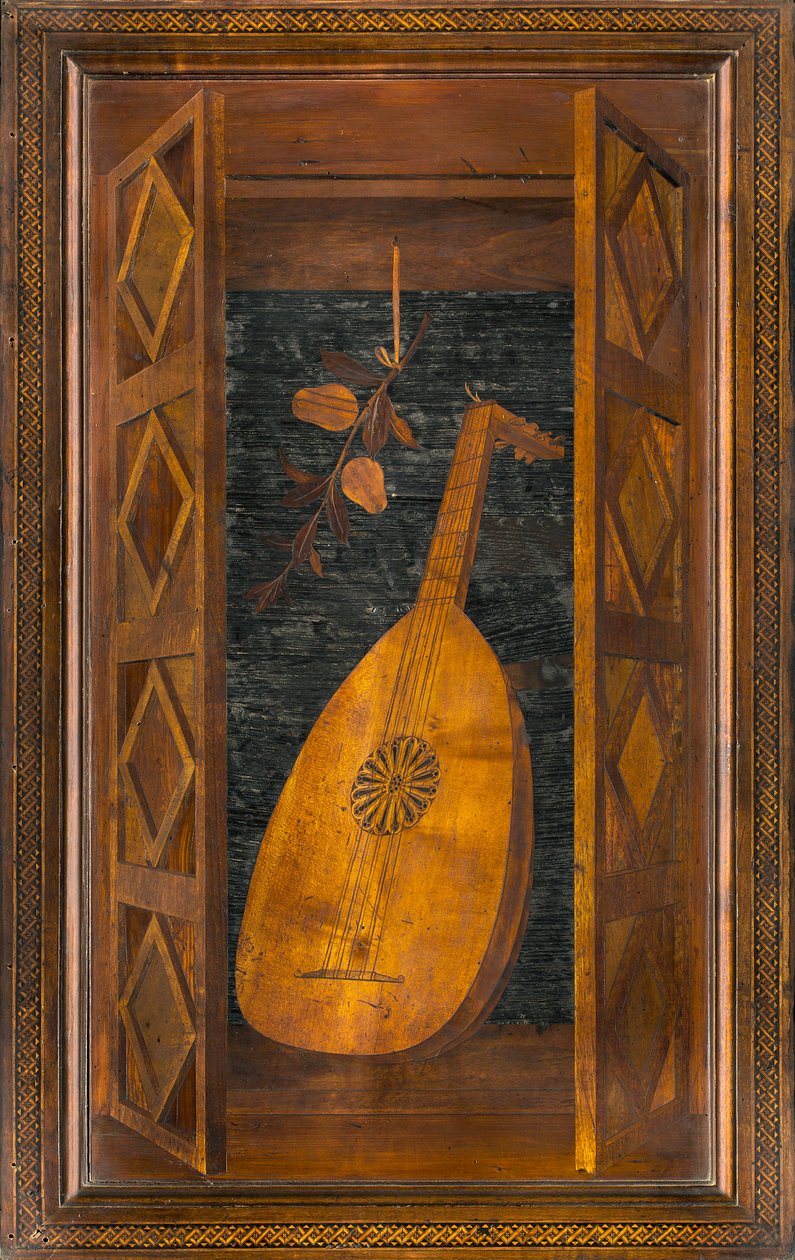 Lignaean Canonical Choir, Inlaid by Giovanni Maria Platina 1484, Superior Stall by Giovanni Maria Platina