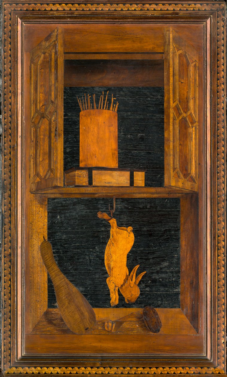 Lignaean Canonical Choir, Inlaid by Giovanni Maria Platina 1484, Superior Stall by Giovanni Maria Platina