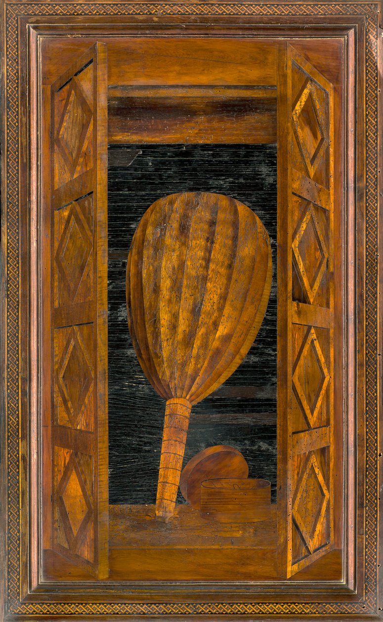 Lignaean Canonical Choir, Inlaid by Giovanni Maria Platina (1484), Upper Stall by Giovanni Maria Platina