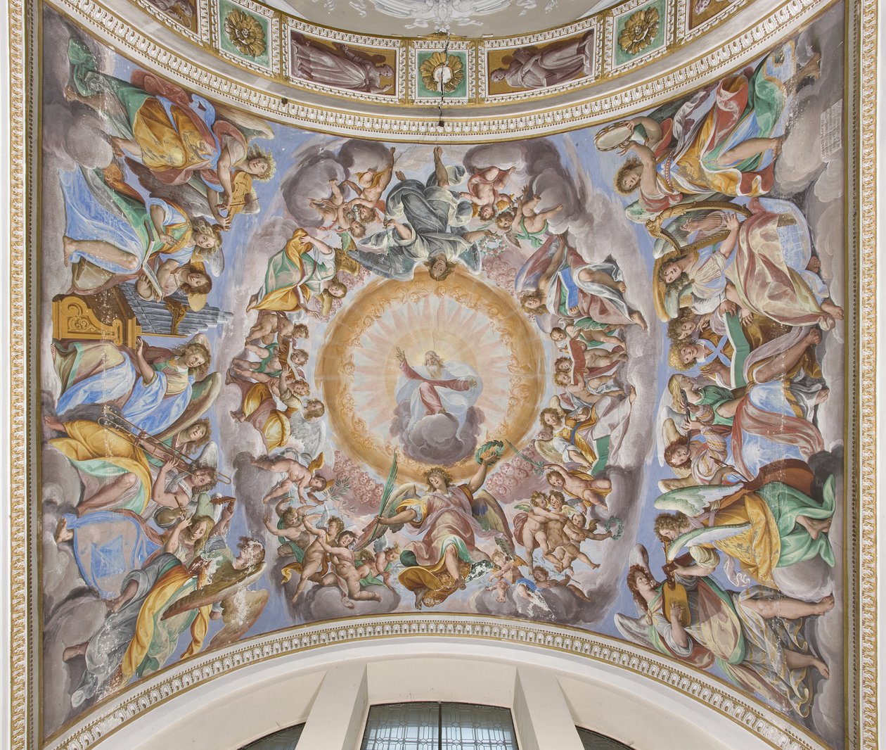 God in Glory and Musician Angels by Giovanni Mauro della Rovere