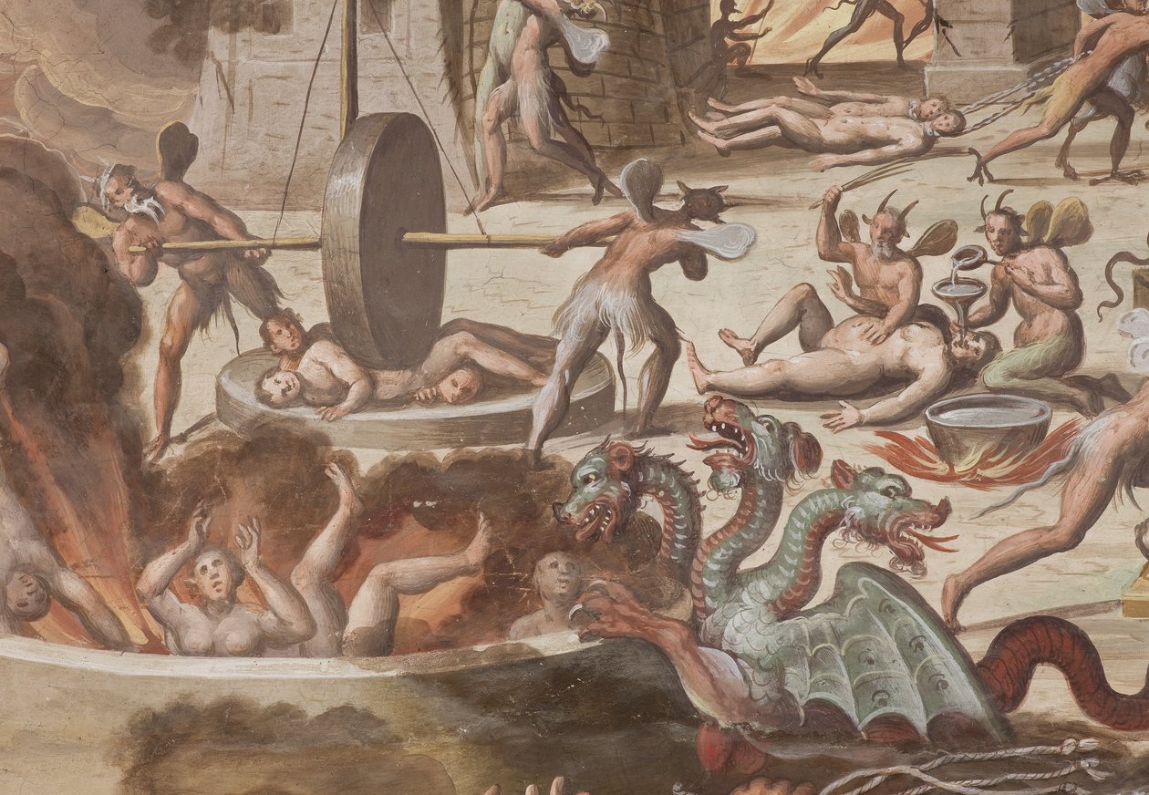 Hell, 1614 (detail) by Giovanni Mauro della Rovere