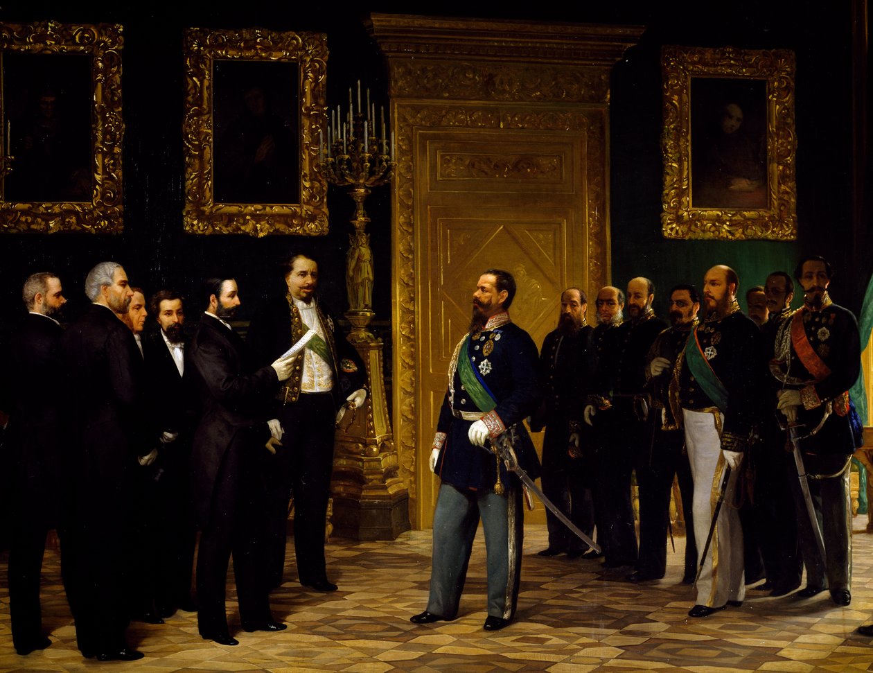Annexation of Italy Presented to Victor Emmanuel II by Tuscan Delegates, Unification Era by Giovanni Mochi